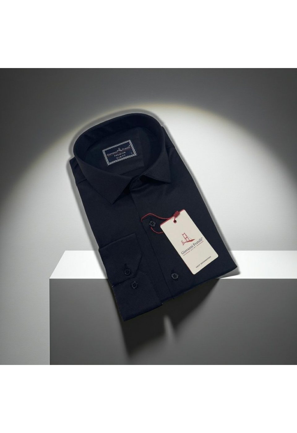 3030 CR SATIN 009 Slim Fit Uzun Kol Düz Renk Saten Erkek Gömlek 3GMK313030009 - Giovanni Fratelli