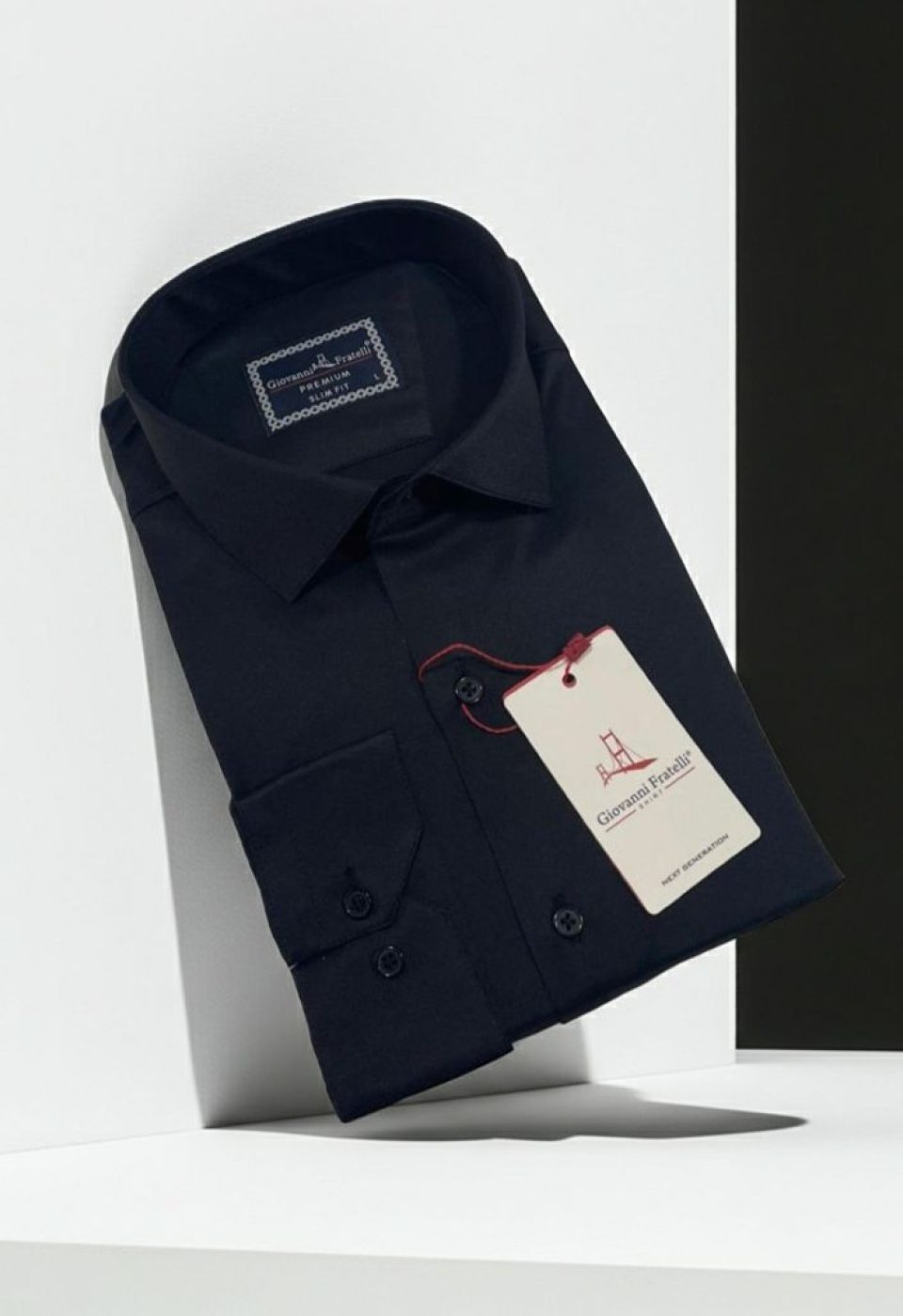 Slim Fit Uzun Kol Düz Renk Saten Erkek Gömlek 3GMK313030009
