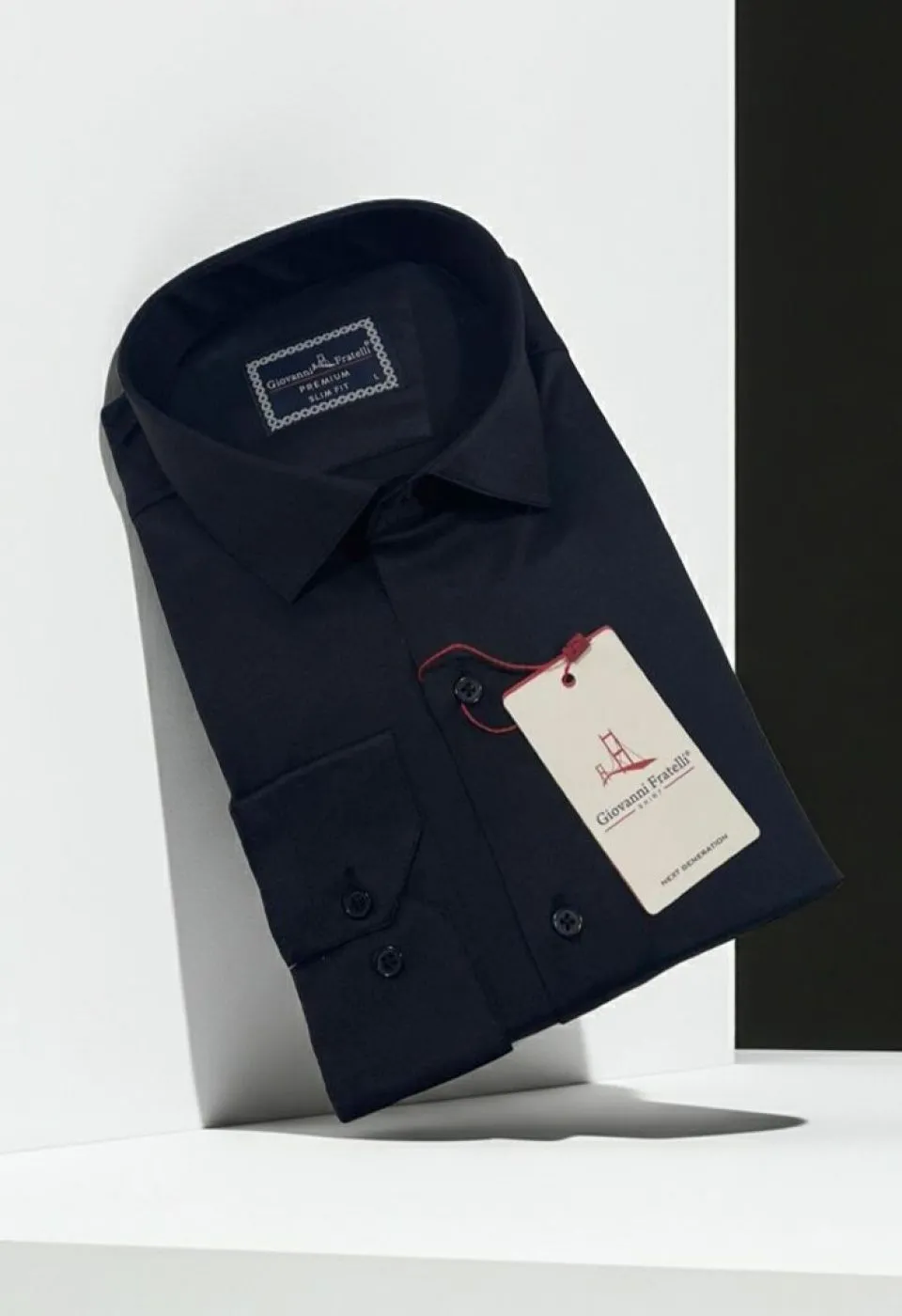 Slim Fit Uzun Kol Düz Renk Saten Erkek Gömlek 3GMK313030009