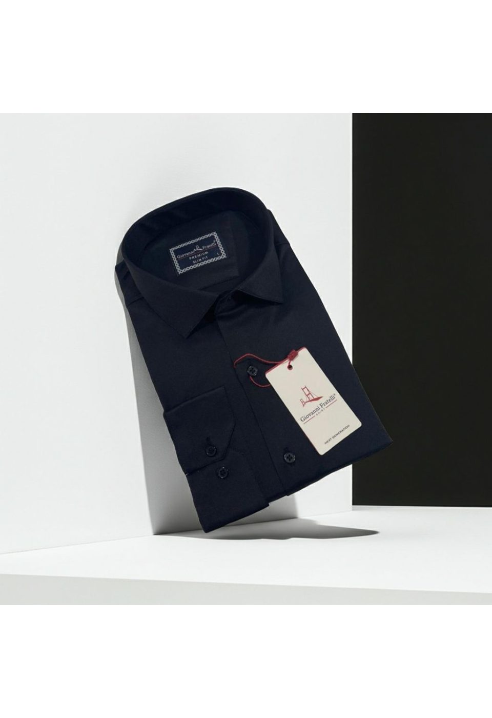 3030 CR SATIN 009 Slim Fit Uzun Kol Düz Renk Saten Erkek Gömlek 3GMK313030009 - Giovanni Fratelli