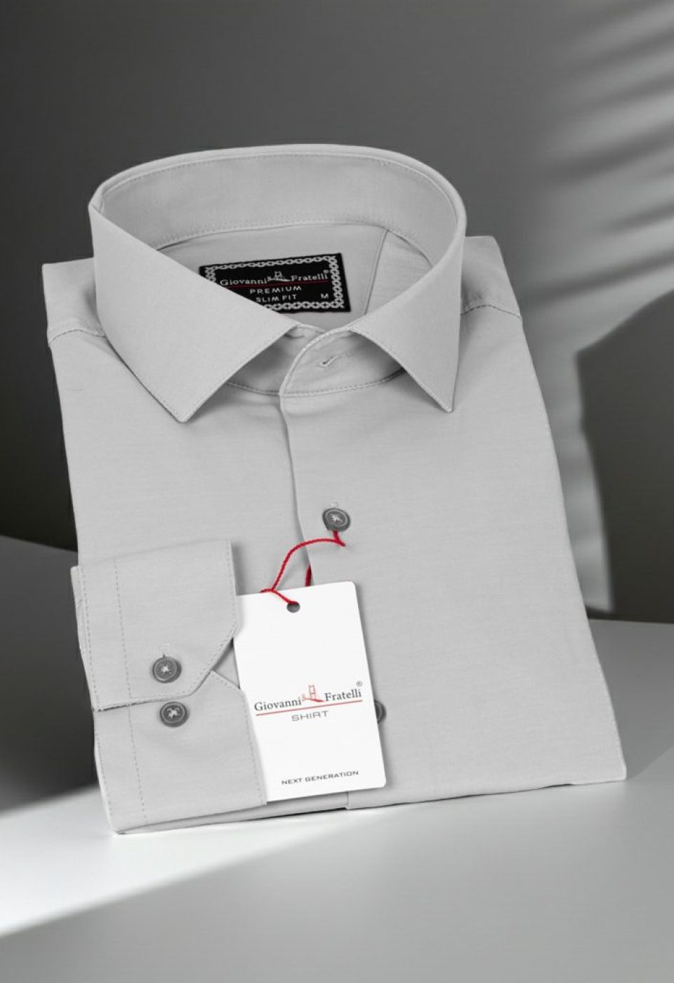 Slim Fit Uzun Kol Düz Renk Saten Erkek Gömlek 3GMK313030010 Slim Fit Uzun Kol Düz Renk Saten Erkek Gömlek 3GMK313030010