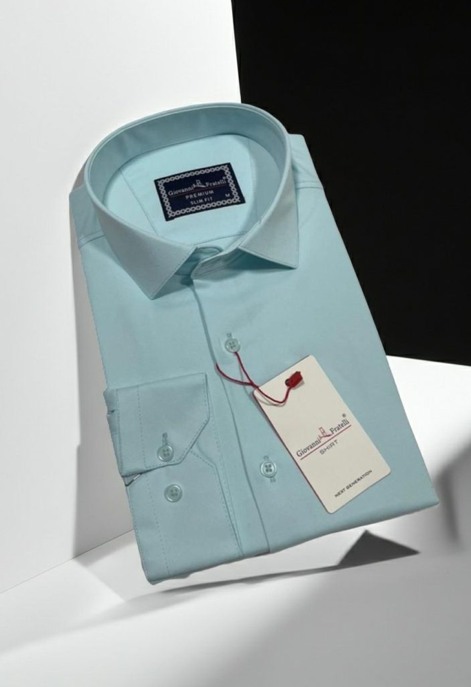 Slim Fit Uzun Kol Düz Renk Saten Erkek Gömlek 3GMK313030012
