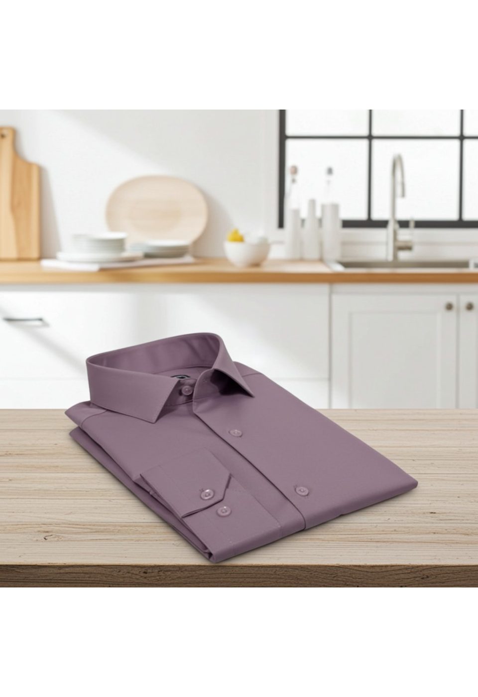 Slim Fit Uzun Kol Düz Renk Saten Erkek Gömlek 3GMK313030014 - Giovanni Fratelli