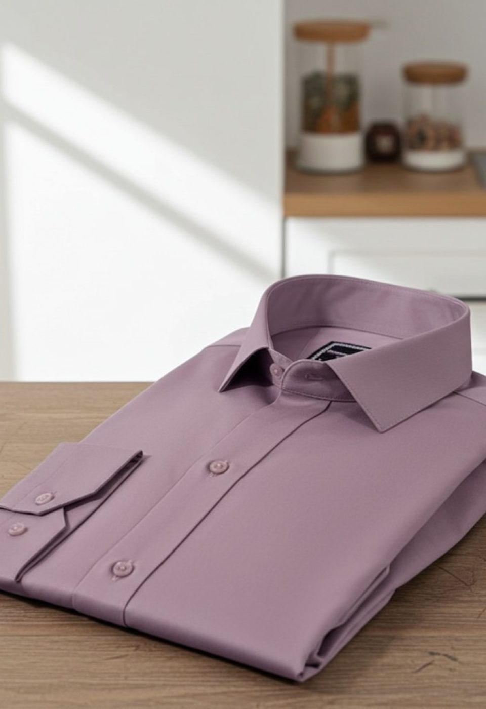 Slim Fit Uzun Kol Düz Renk Saten Erkek Gömlek 3GMK313030014 - Giovanni Fratelli