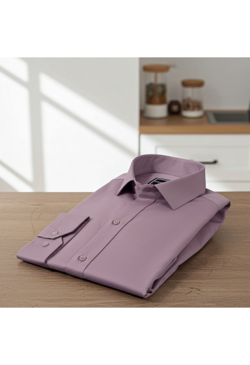 Slim Fit Uzun Kol Düz Renk Saten Erkek Gömlek 3GMK313030014 - Giovanni Fratelli
