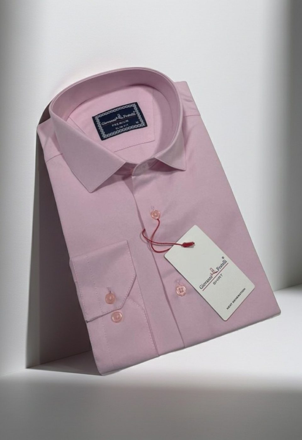 Slim Fit Uzun Kol Düz Renk Saten Erkek Gömlek 3GMK313030021