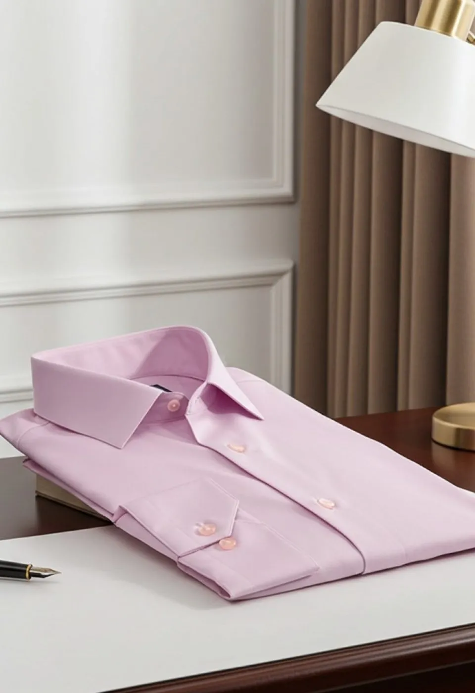 Slim Fit Uzun Kol Düz Renk Saten Erkek Gömlek 3GMK313030021 - Giovanni Fratelli