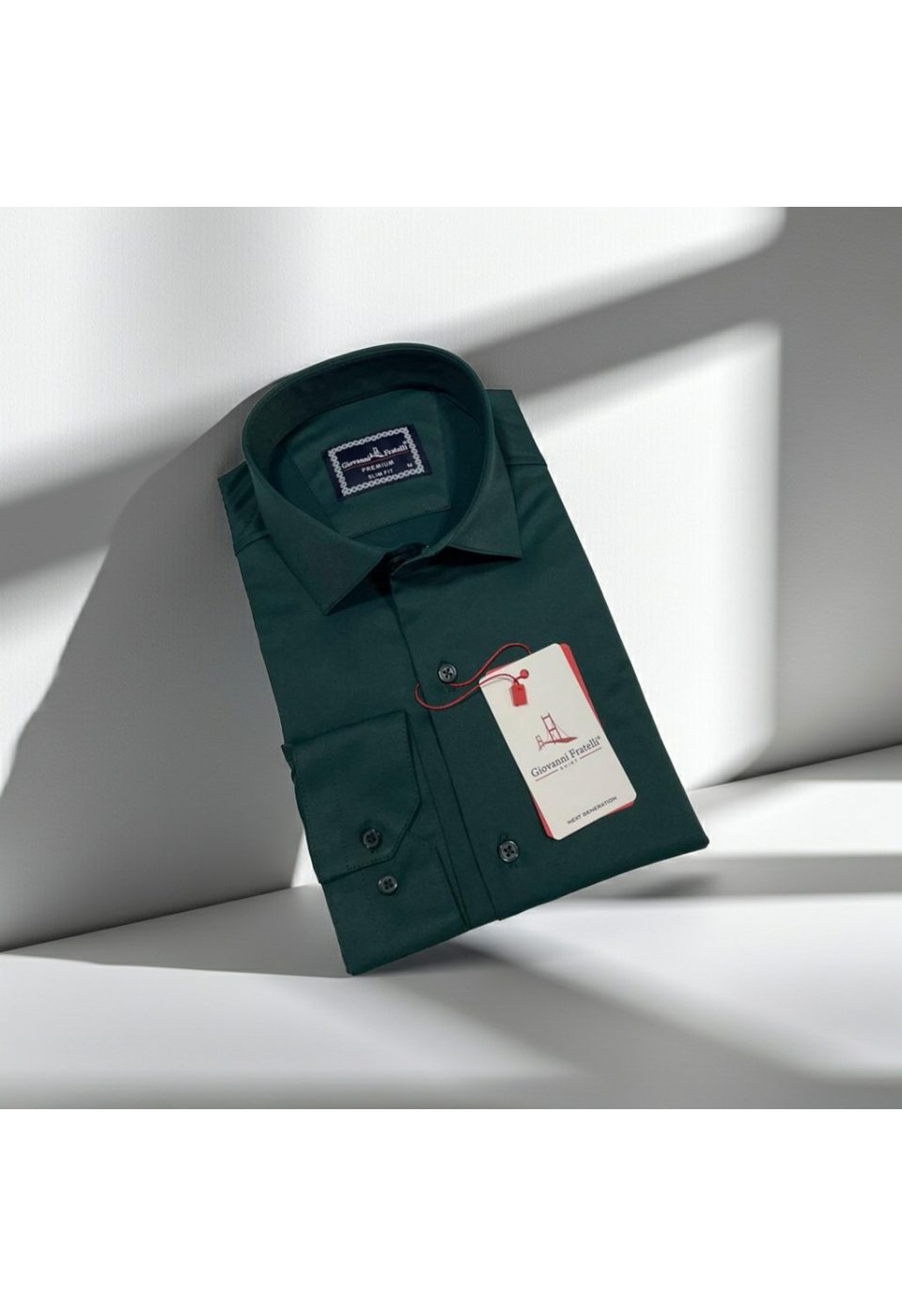3030 CR SATIN 024 Slim Fit Uzun Kol Düz Renk Saten Erkek Gömlek 3GMK313030024 - Giovanni Fratelli