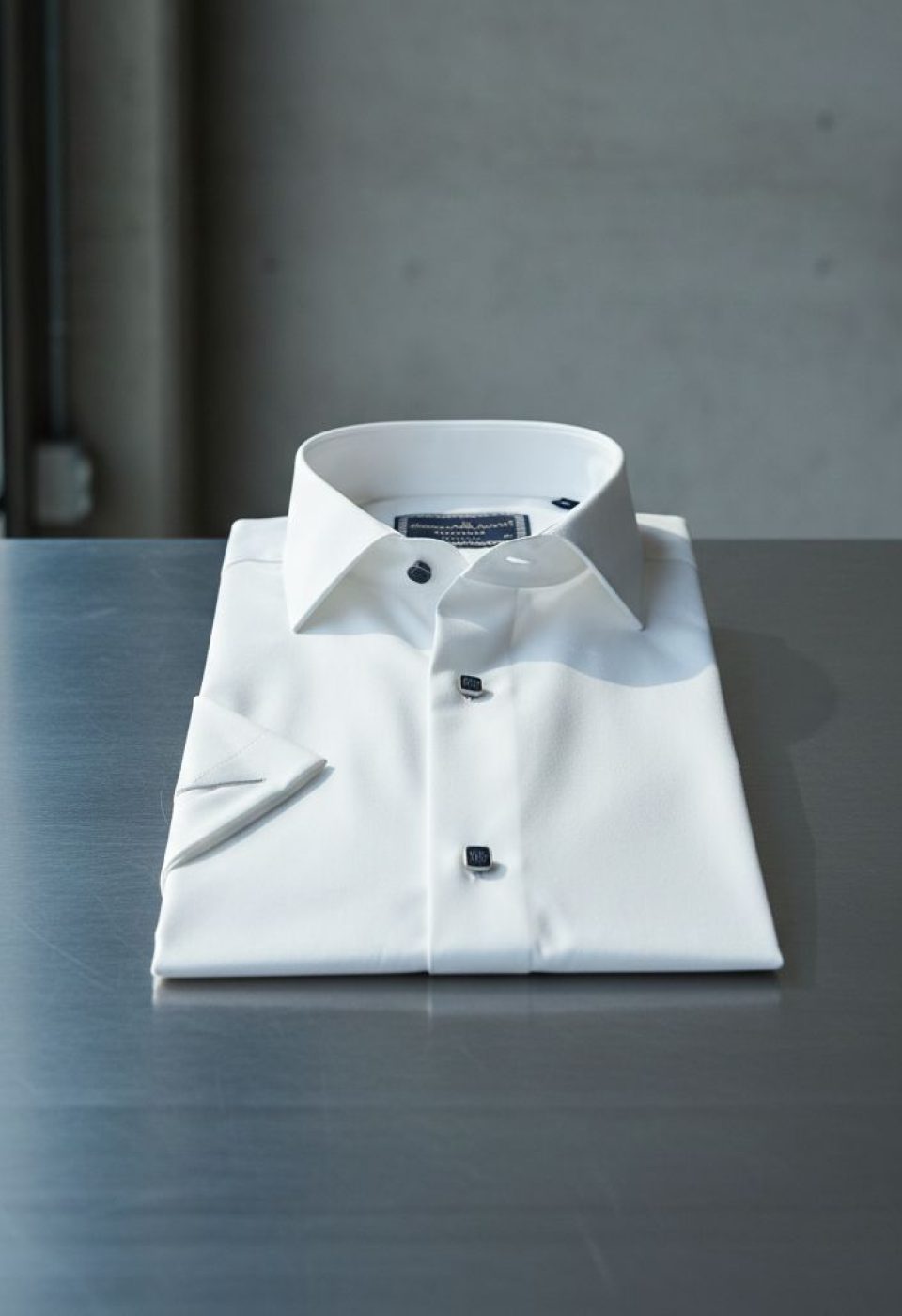 Slim Fit Kısa Kol Düz Renk Saten Erkek Gömlek 3GMK323031002 - Giovanni Fratelli