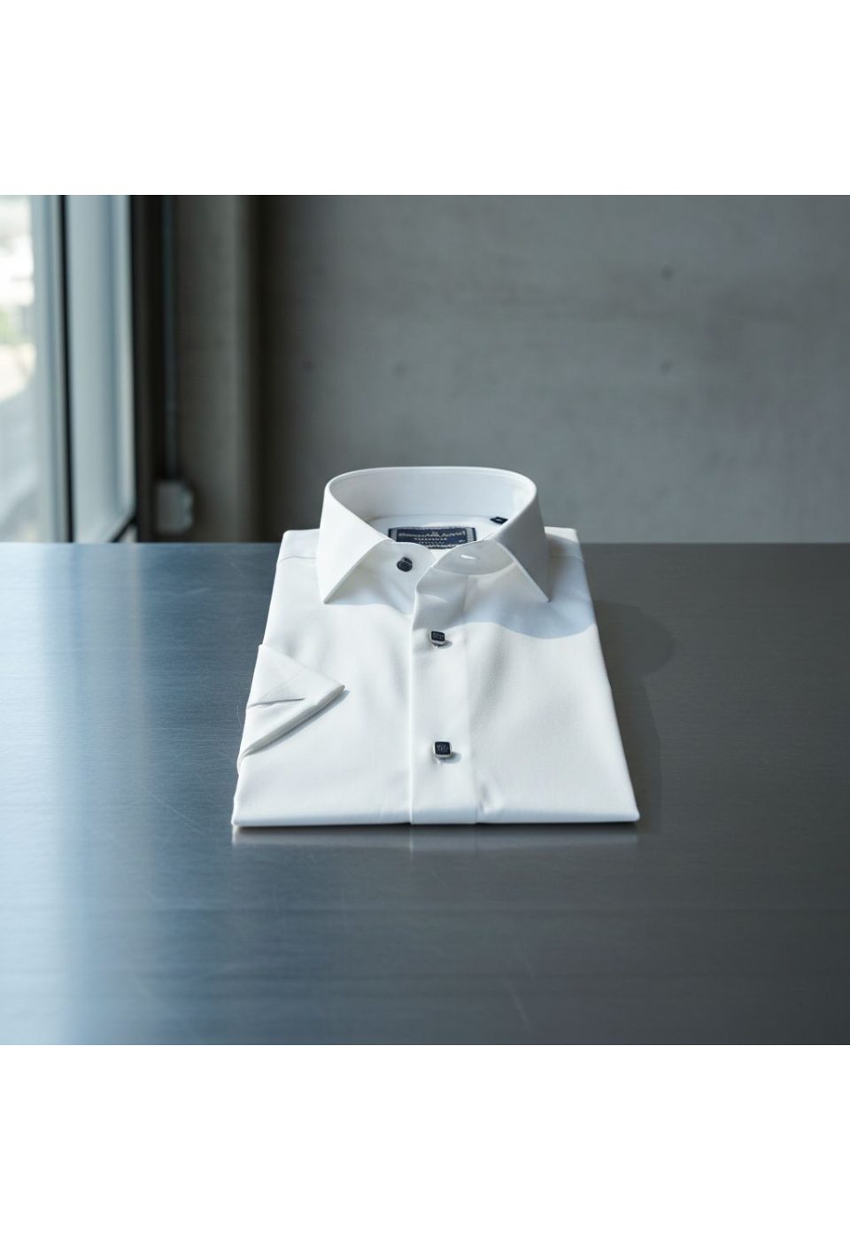 Slim Fit Kısa Kol Düz Renk Saten Erkek Gömlek 3GMK323031002 - Giovanni Fratelli