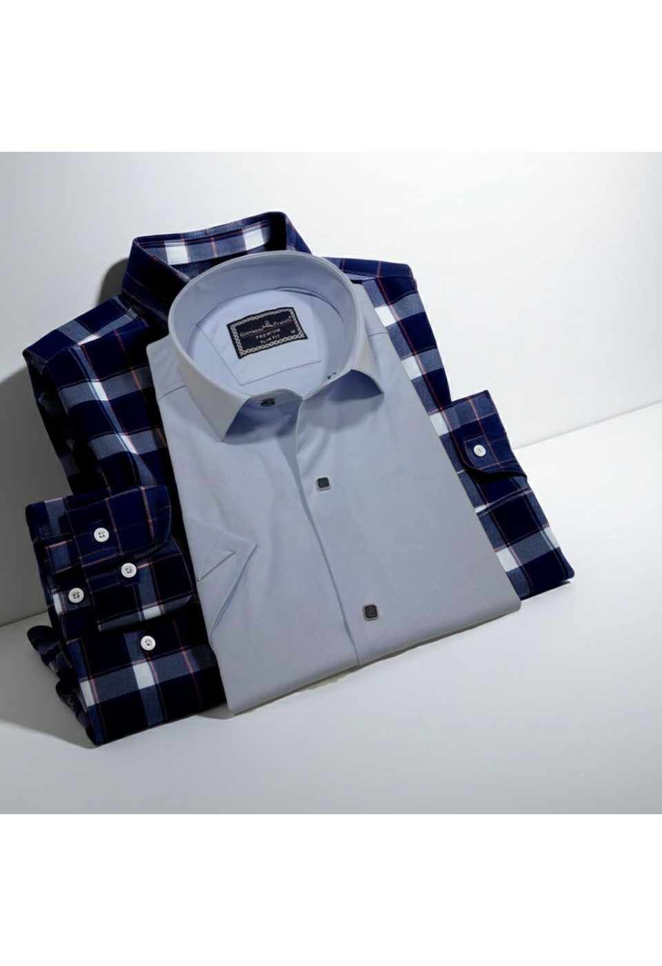 Slim Fit Kısa Kol Düz Renk Saten Erkek Gömlek 3GMK323031003 - Giovanni Fratelli