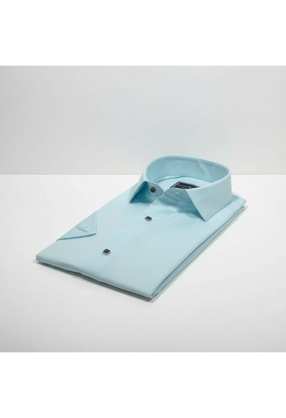 Slim Fit Kısa Kol Düz Renk Saten Erkek Gömlek 3GMK323031004 - Giovanni Fratelli
