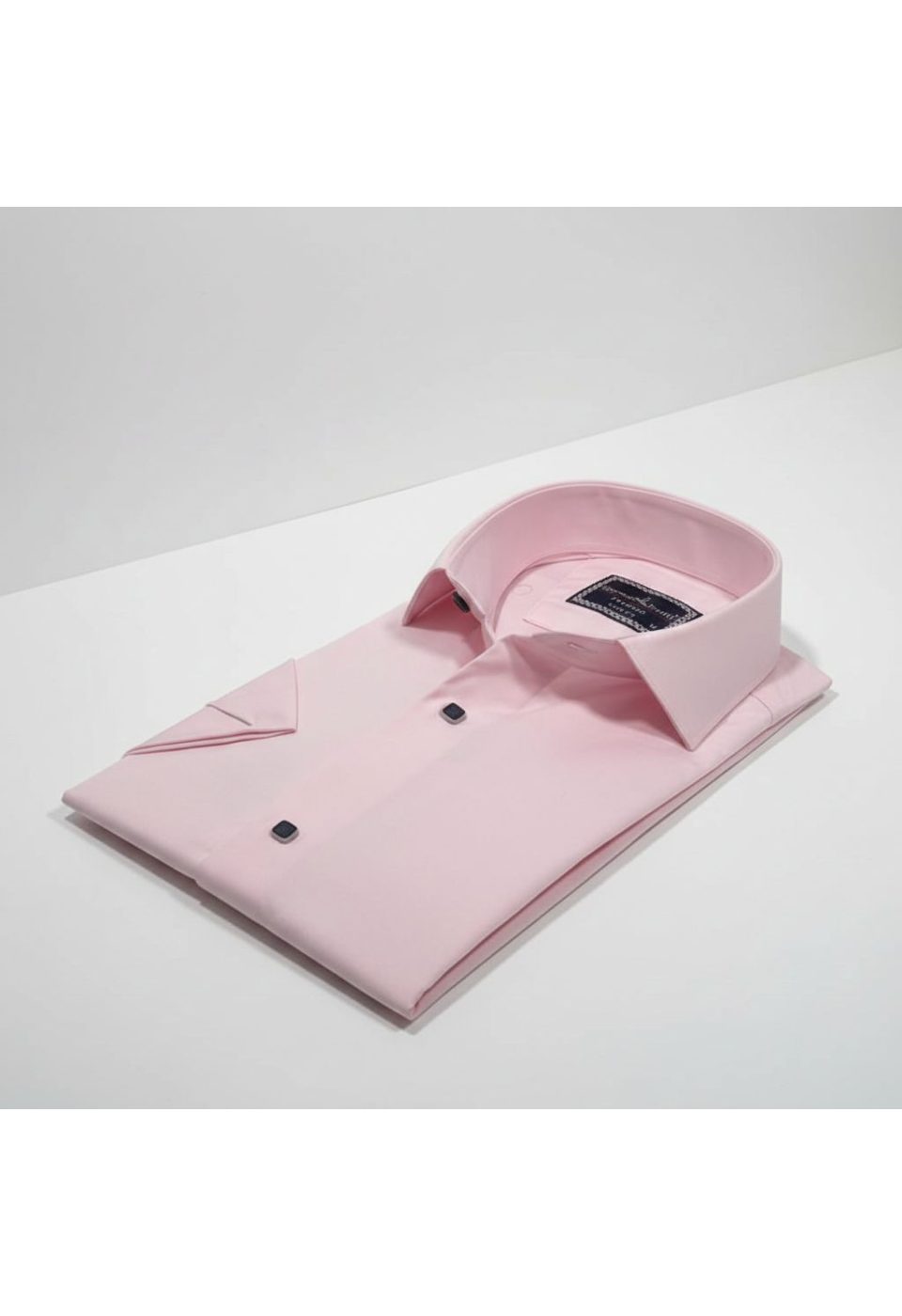 3031 CR K SATIN 007 Slim Fit Kısa Kol Düz Renk Saten Erkek Gömlek 3GMK323031007 - Giovanni Fratelli