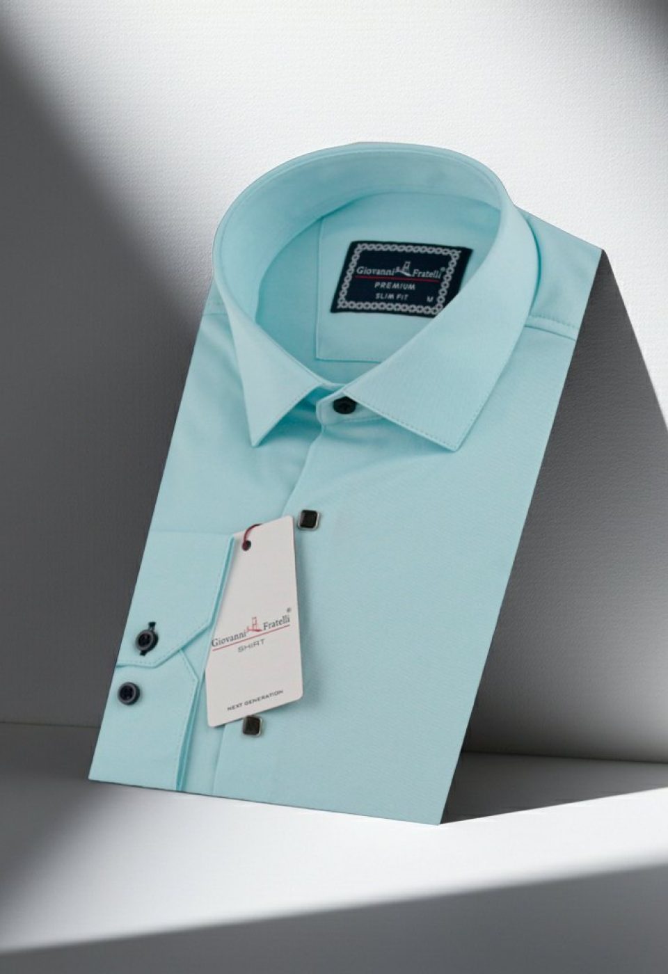 Slim Fit Uzun Kol Düz Renk Saten Erkek Gömlek 3GMK313031006