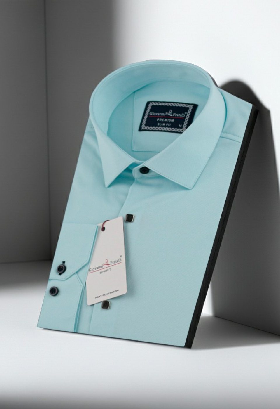 Slim Fit Uzun Kol Düz Renk Saten Erkek Gömlek 3GMK313031006