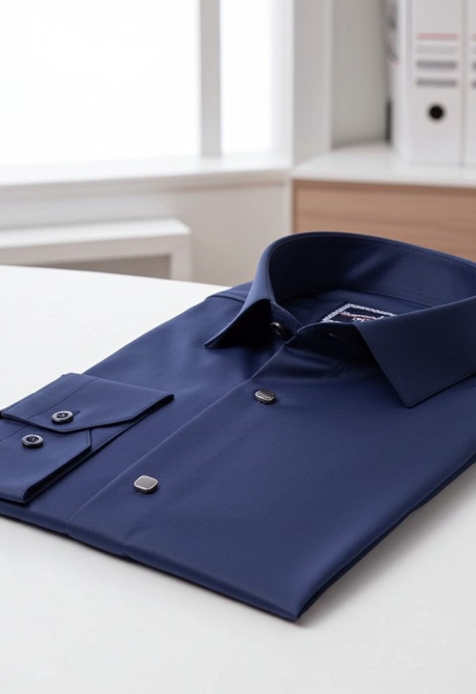 Slim Fit Uzun Kol Düz Renk Saten Erkek Gömlek 3GMK313031007 - Giovanni Fratelli