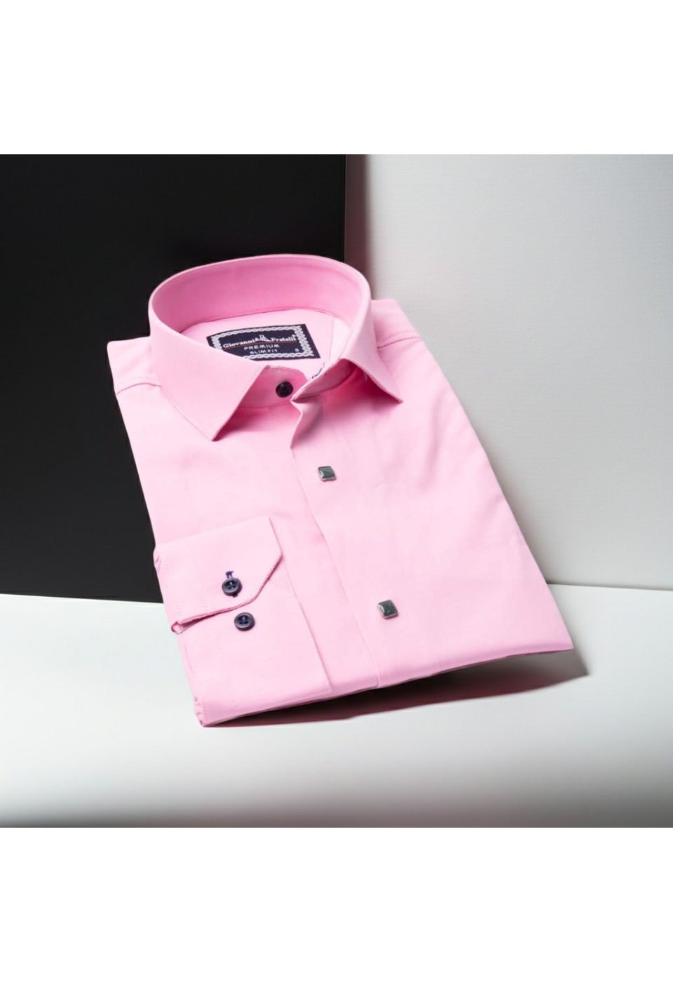 3031 CR SATIN 008 Slim Fit Uzun Kol Düz Renk Saten Erkek Gömlek 3GMK313031008 - Giovanni Fratelli