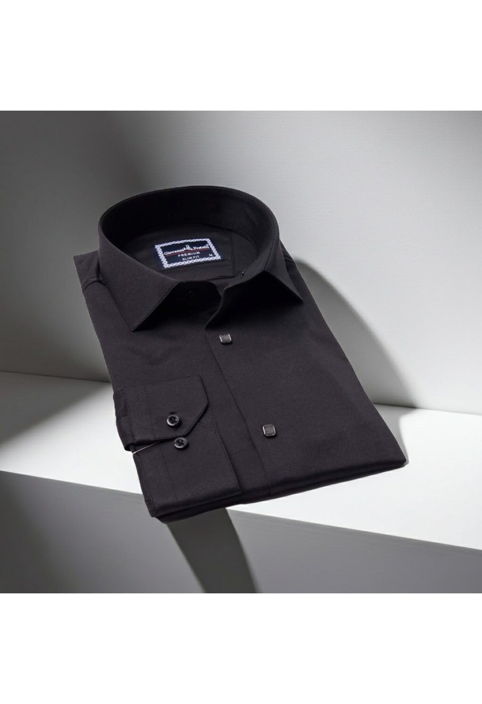 3031 CR SATIN 009 Slim Fit Uzun Kol Düz Renk Saten Erkek Gömlek 3GMK313031009 - Giovanni Fratelli