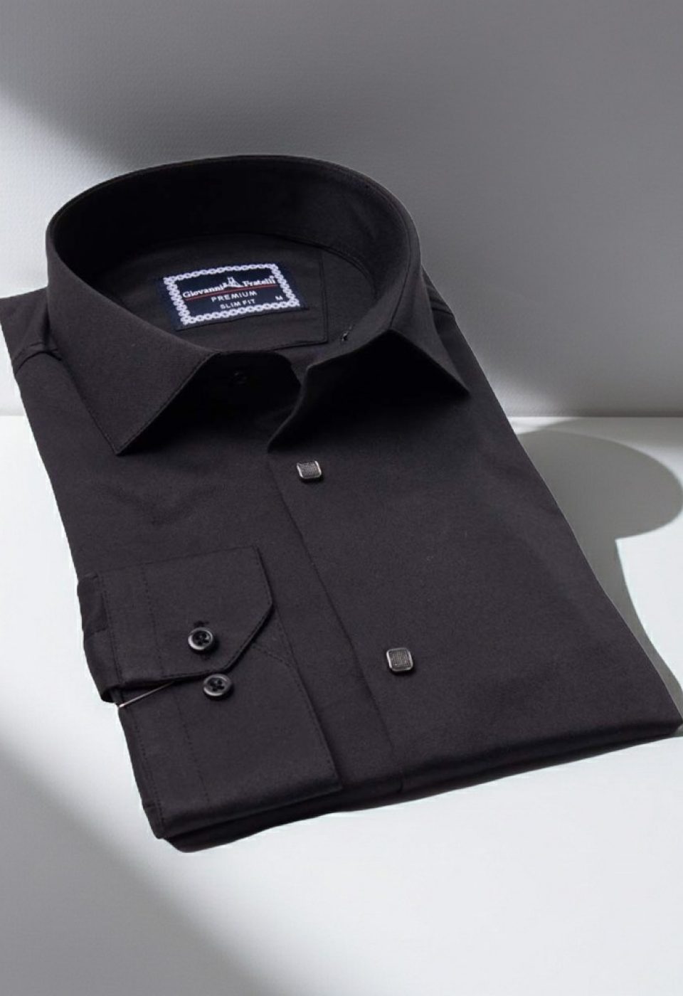 Slim Fit Uzun Kol Düz Renk Saten Erkek Gömlek 3GMK313031009