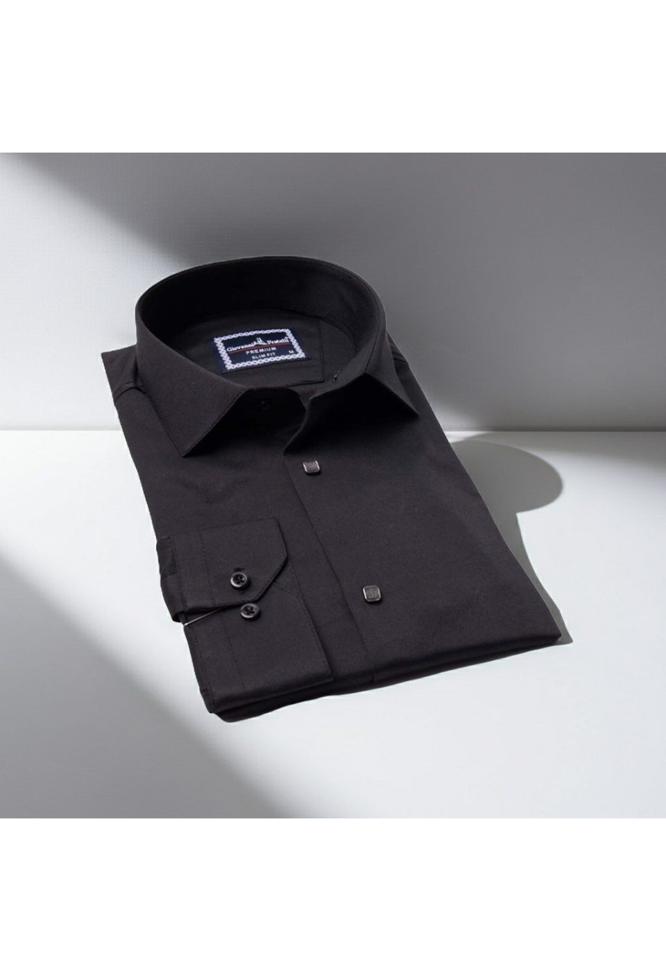 3031 CR SATIN 009 Slim Fit Uzun Kol Düz Renk Saten Erkek Gömlek 3GMK313031009 - Giovanni Fratelli