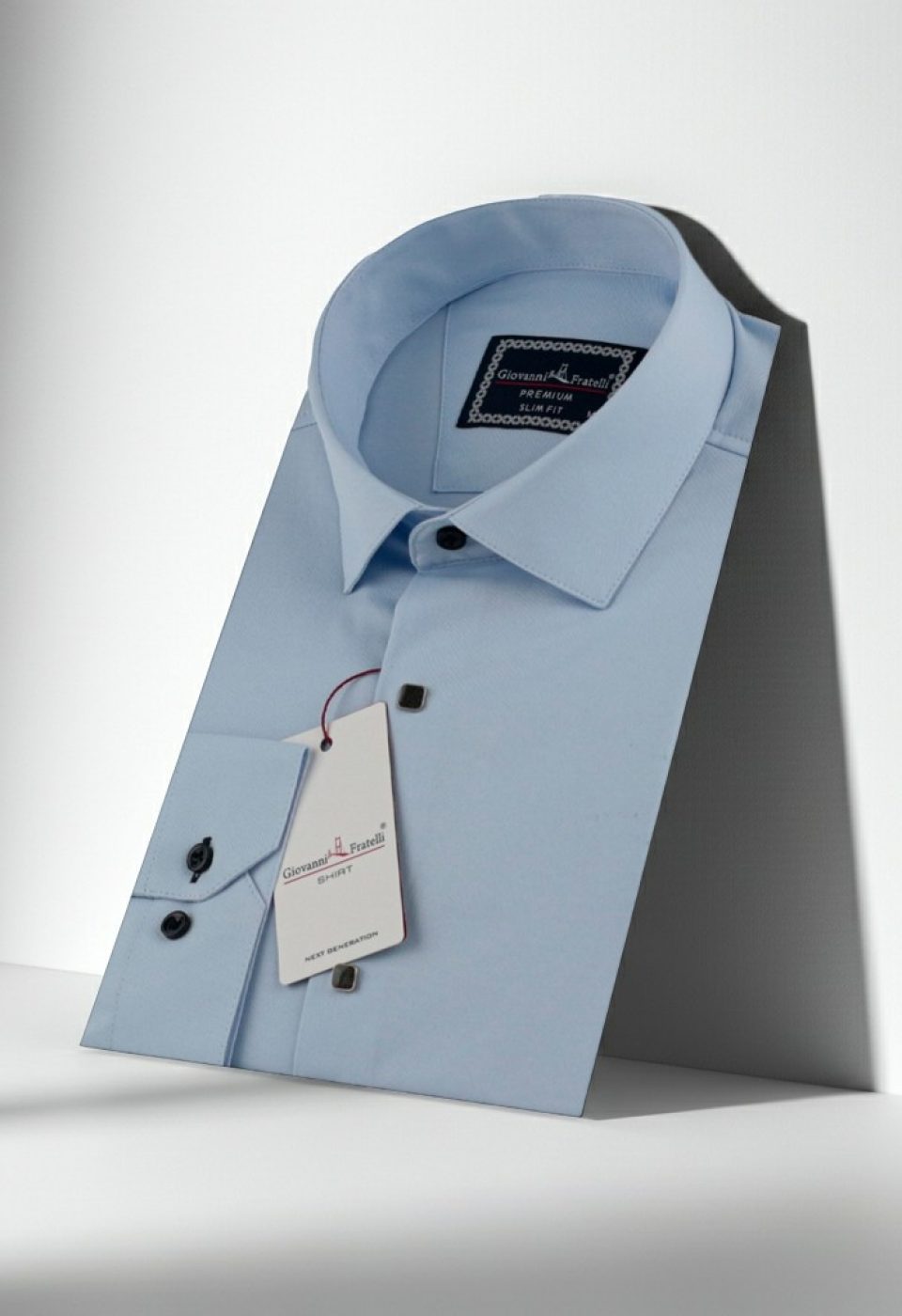 Slim Fit Uzun Kol Düz Renk Saten Erkek Gömlek 3GMK313031011