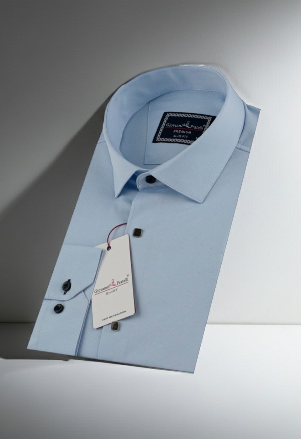 Slim Fit Uzun Kol Düz Renk Saten Erkek Gömlek 3GMK313031011