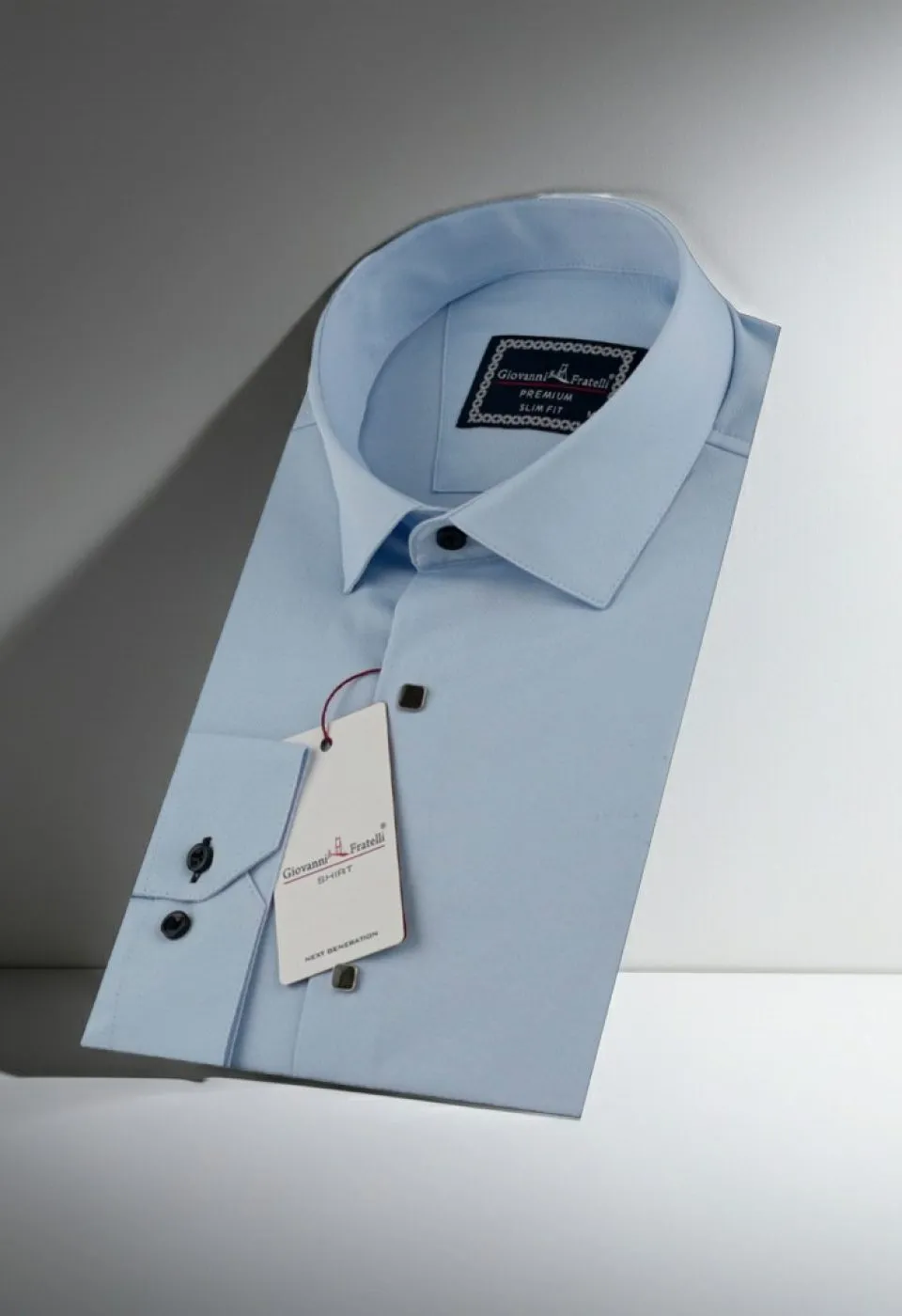 Slim Fit Uzun Kol Düz Renk Saten Erkek Gömlek 3GMK313031011