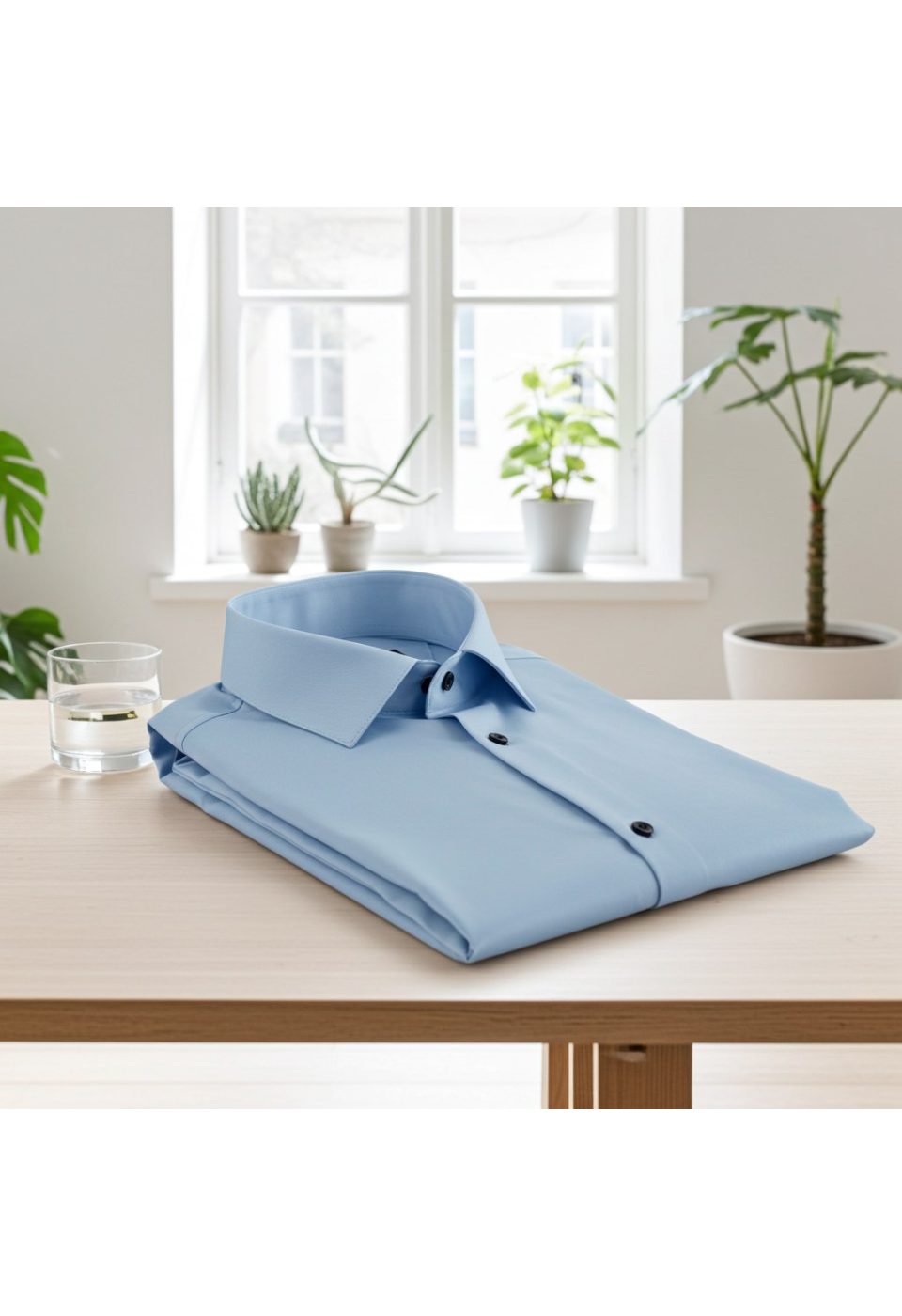 3031 CR SATIN 011 Slim Fit Uzun Kol Düz Renk Saten Erkek Gömlek 3GMK313031011 - Giovanni Fratelli