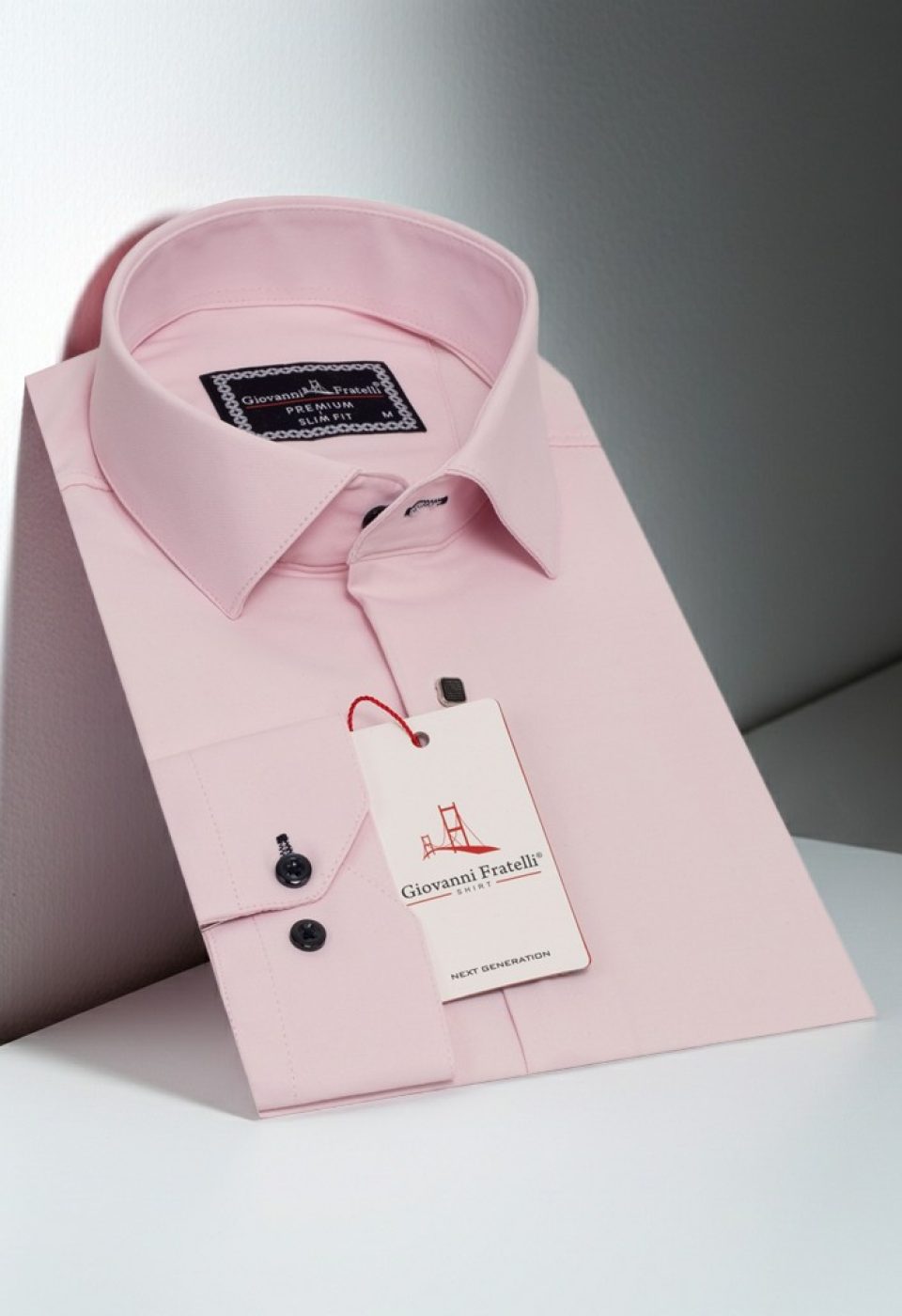 Slim Fit Uzun Kol Düz Renk Saten Erkek Gömlek 3GMK313031012