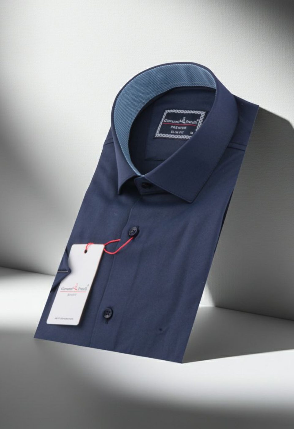 Slim Fit Kısa Kol Düz Renk Saten Erkek Gömlek 3GMK333032004