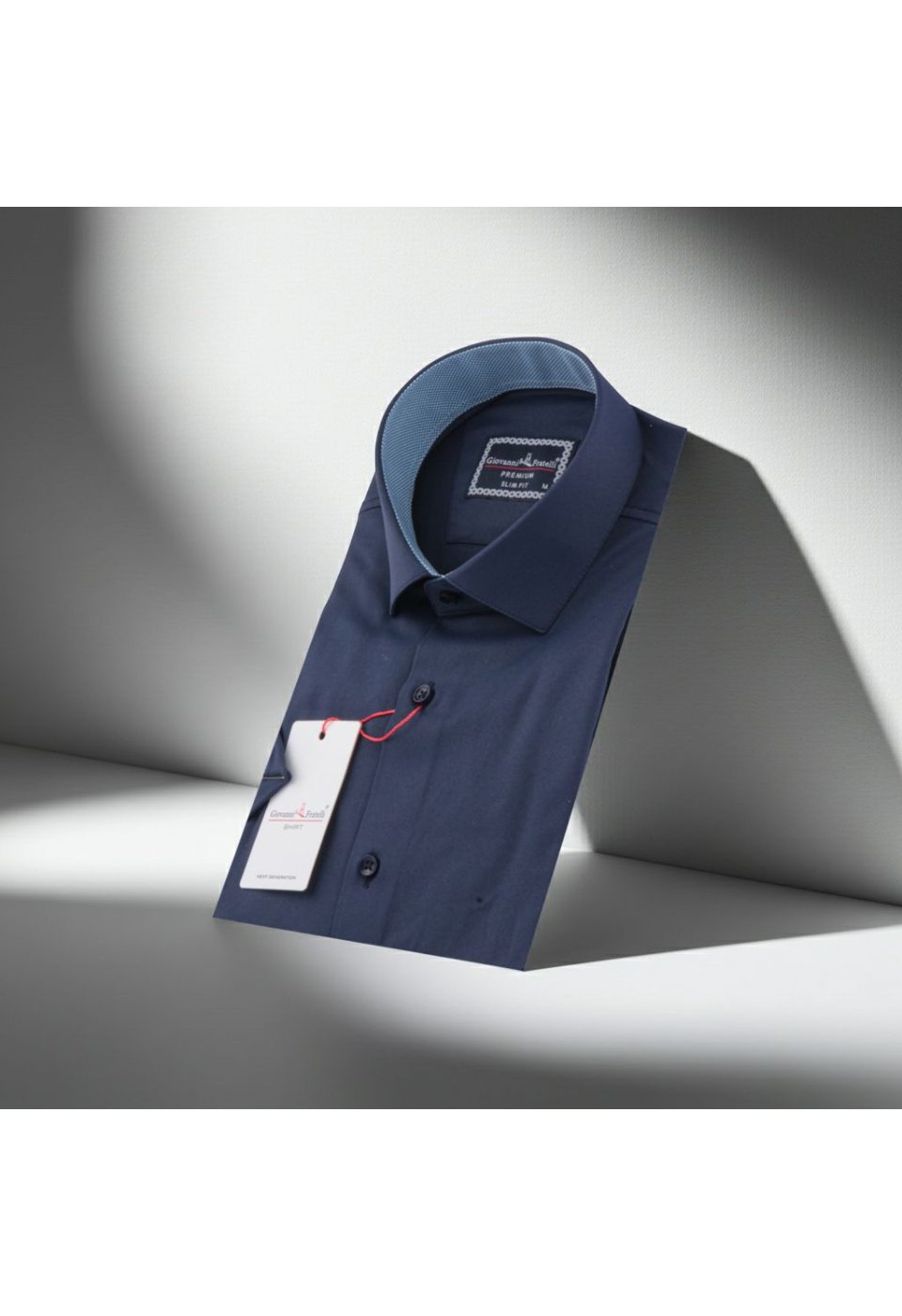 3032 CR K SATIN 004 Slim Fit Kısa Kol Düz Renk Saten Erkek Gömlek 3GMK333032004 - Giovanni Fratelli
