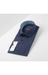 Slim Fit Kısa Kol Düz Renk Saten Erkek Gömlek 3GMK333032004