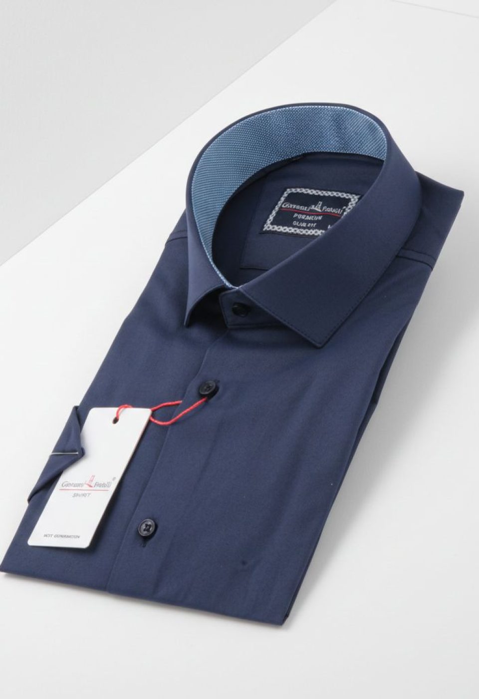 Slim Fit Kısa Kol Düz Renk Saten Erkek Gömlek 3GMK333032004