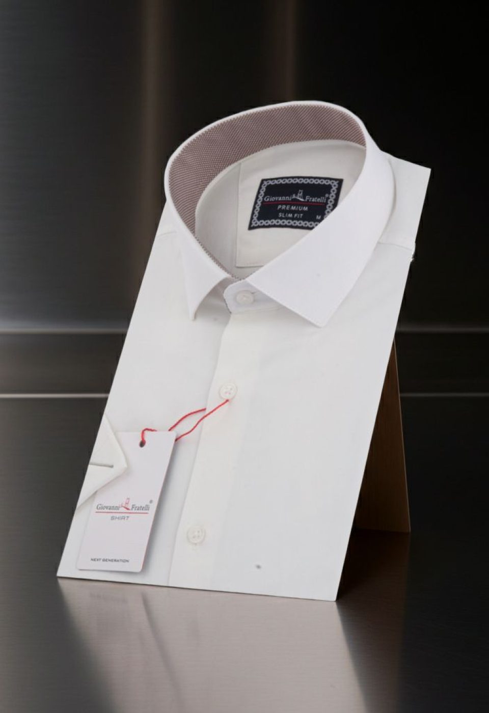Slim Fit Kısa Kol Düz Renk Saten Erkek Gömlek 3GMK333032007