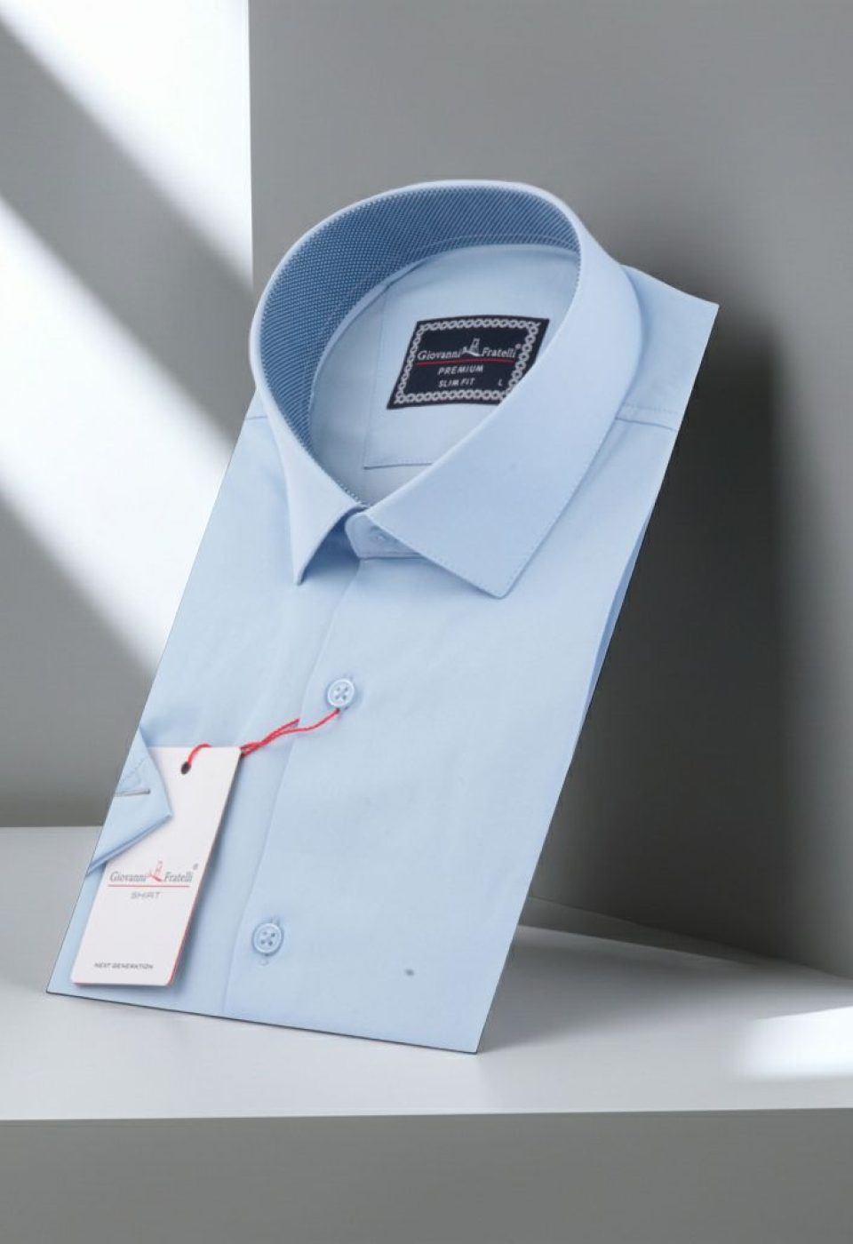 Slim Fit Kısa Kol Düz Renk Saten Erkek Gömlek 3GMK333032008
