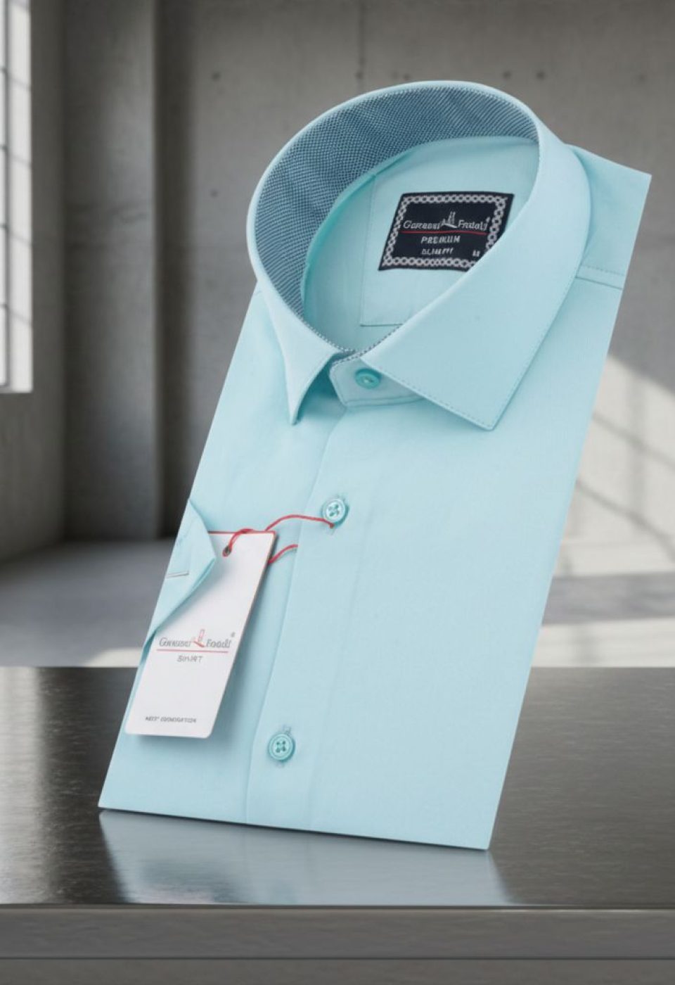 Slim Fit Kısa Kol Düz Renk Saten Erkek Gömlek 3GMK333032011 - Giovanni Fratelli