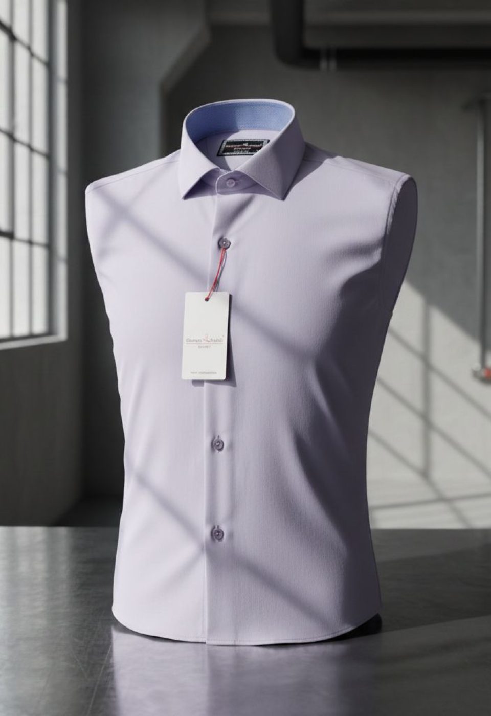 3032 CR K SATIN 014 Slim Fit Kısa Kol Düz Renk Saten Erkek Gömlek 3GMK333032014 - Giovanni Fratelli