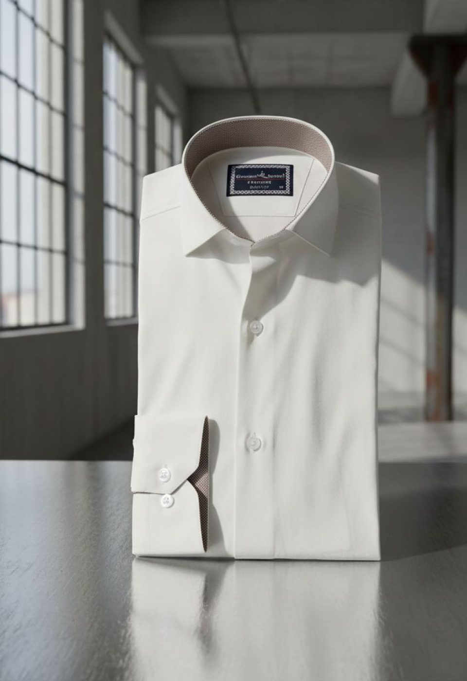 3032 CR SATIN 002 Slim Fit Uzun Kol Düz Renk Saten Erkek Gömlek 3GMK313032002 - Giovanni Fratelli
