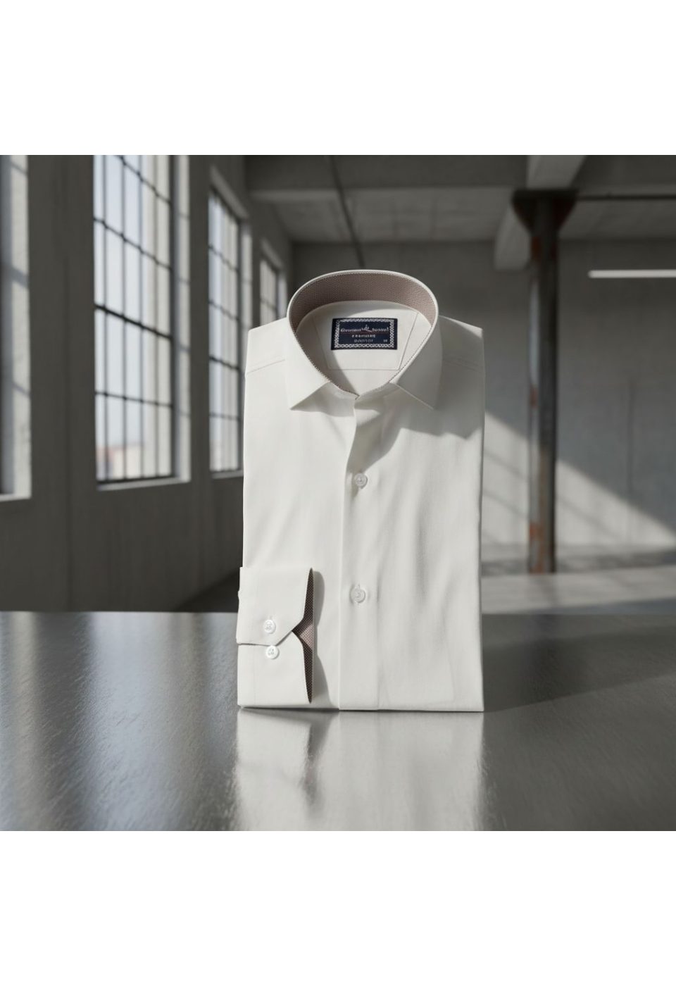 3032 CR SATIN 002 Slim Fit Uzun Kol Düz Renk Saten Erkek Gömlek 3GMK313032002 - Giovanni Fratelli
