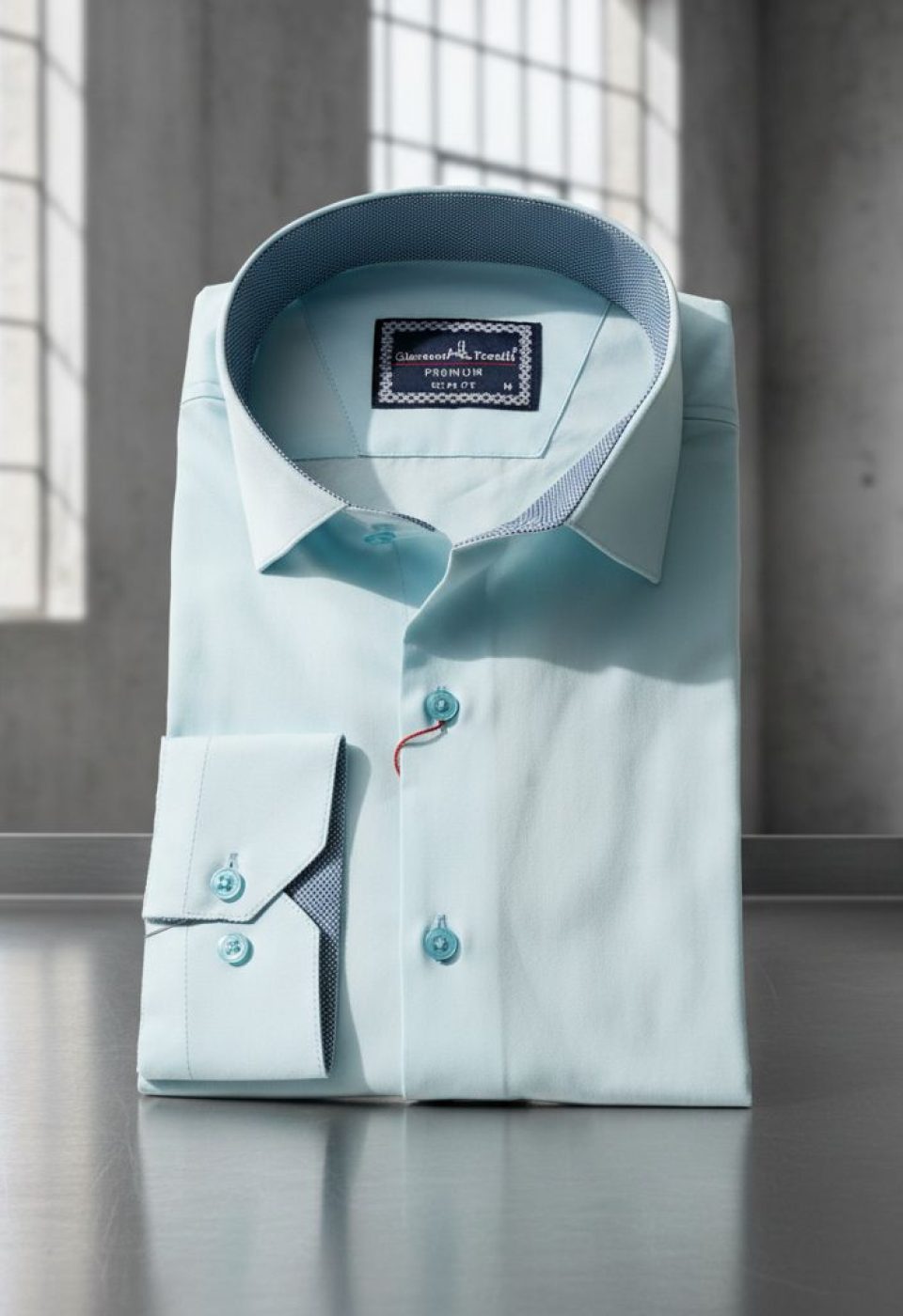 3032 CR SATIN 007 Slim Fit Uzun Kol Düz Renk Saten Erkek Gömlek 3GMK313032007 - Giovanni Fratelli