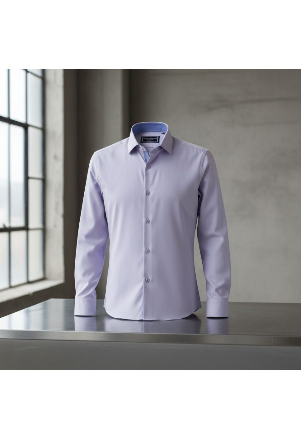 Slim Fit Uzun Kol Düz Renk Saten Erkek Gömlek 3GMK313032008 - Giovanni Fratelli