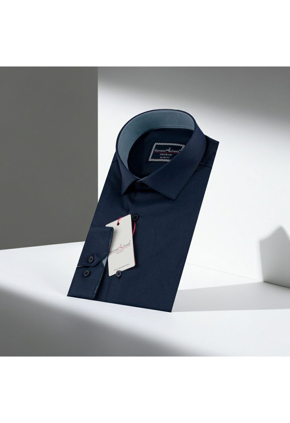 3032 CR SATIN 012 Slim Fit Uzun Kol Düz Renk Saten Erkek Gömlek 3GMK313032012 - Giovanni Fratelli