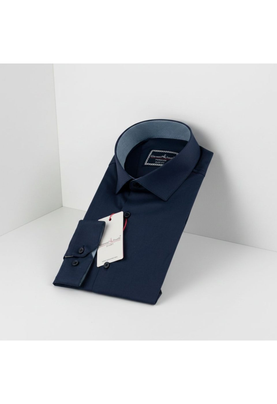 3032 CR SATIN 012 Slim Fit Uzun Kol Düz Renk Saten Erkek Gömlek 3GMK313032012 - Giovanni Fratelli