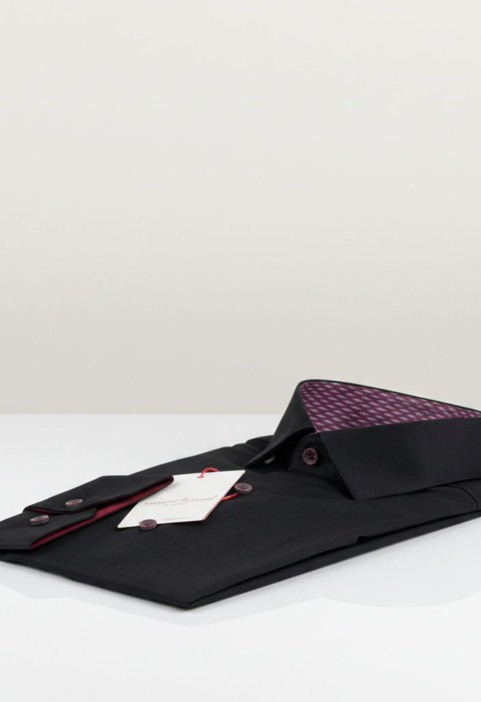 Slim Fit Uzun Kol Düz Renk Saten Erkek Gömlek 3GMK313032013 - Giovanni Fratelli