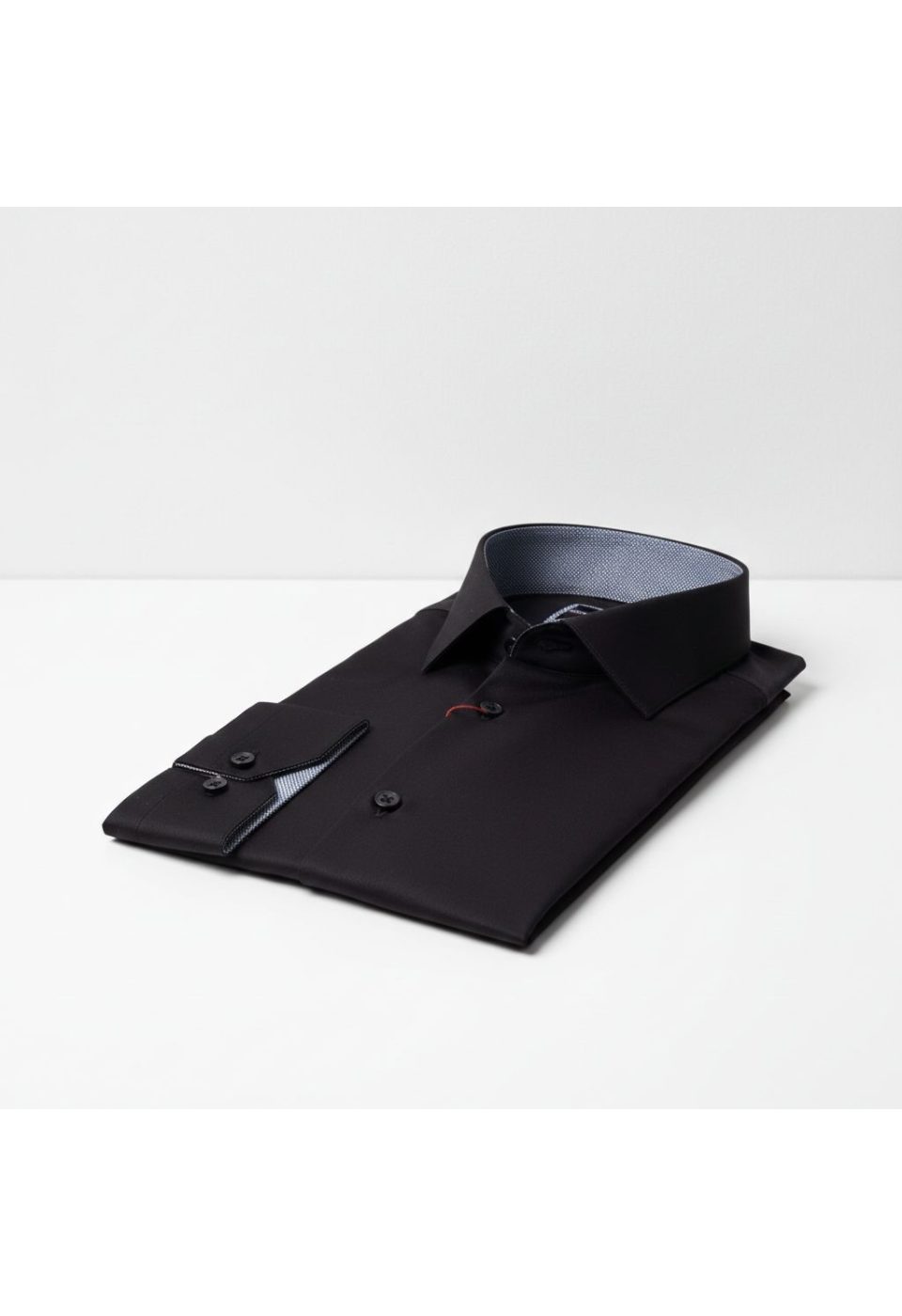 Slim Fit Uzun Kol Düz Renk Saten Erkek Gömlek 3GMK313032B16 - Giovanni Fratelli