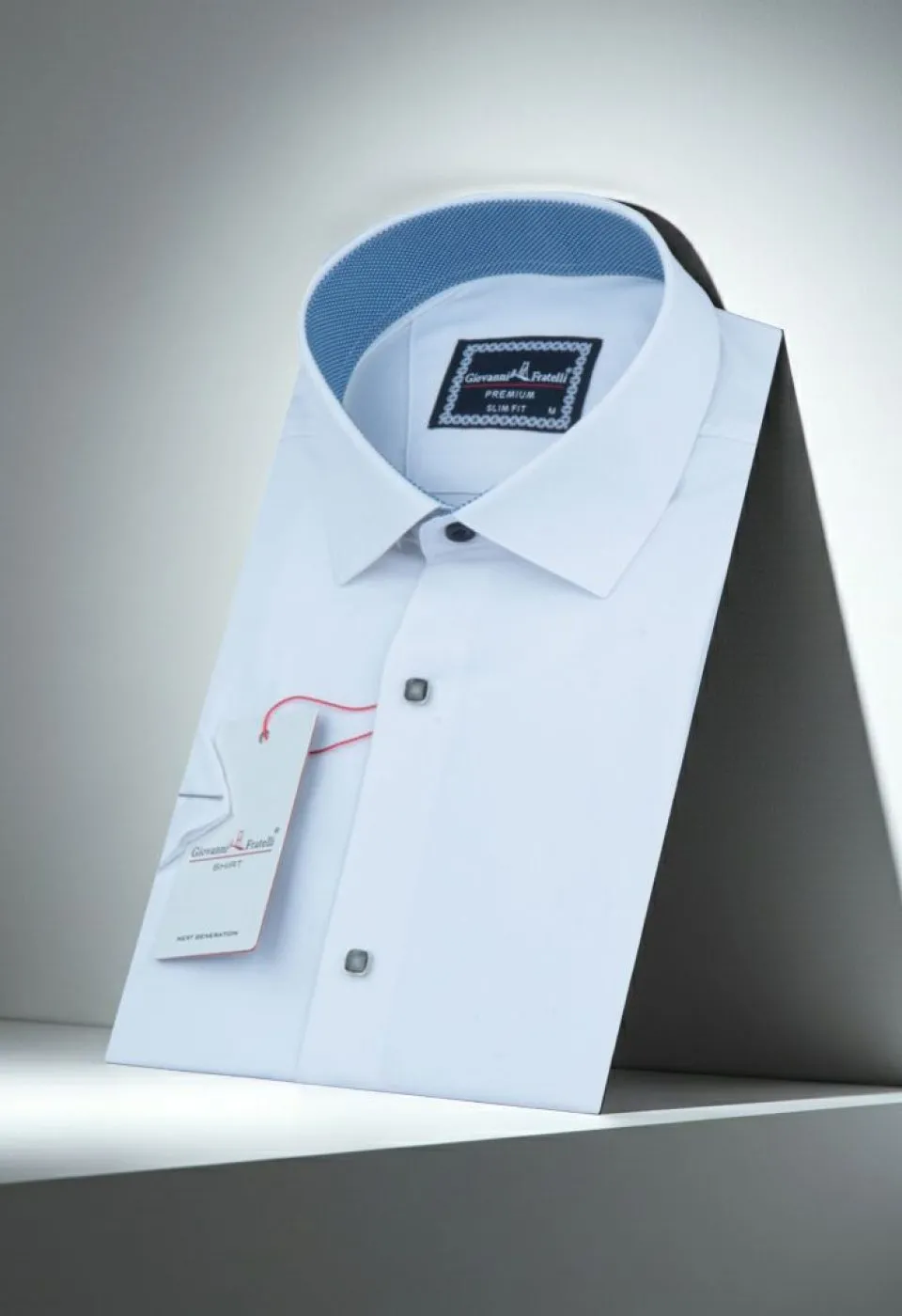 Slim Fit Kısa Kol Düz Renk Saten Erkek Gömlek 3GMK333033001