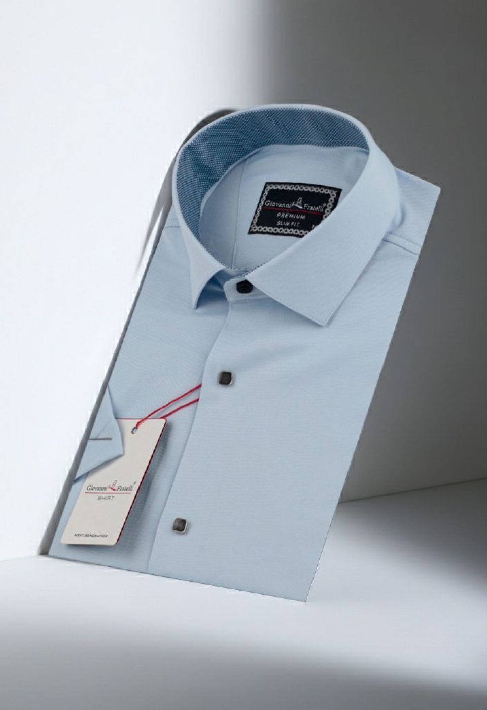 Slim Fit Kısa Kol Düz Renk Saten Erkek Gömlek 3GMK333033003