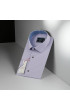 Slim Fit Kısa Kol Düz Renk Saten Erkek Gömlek 3GMK333033004