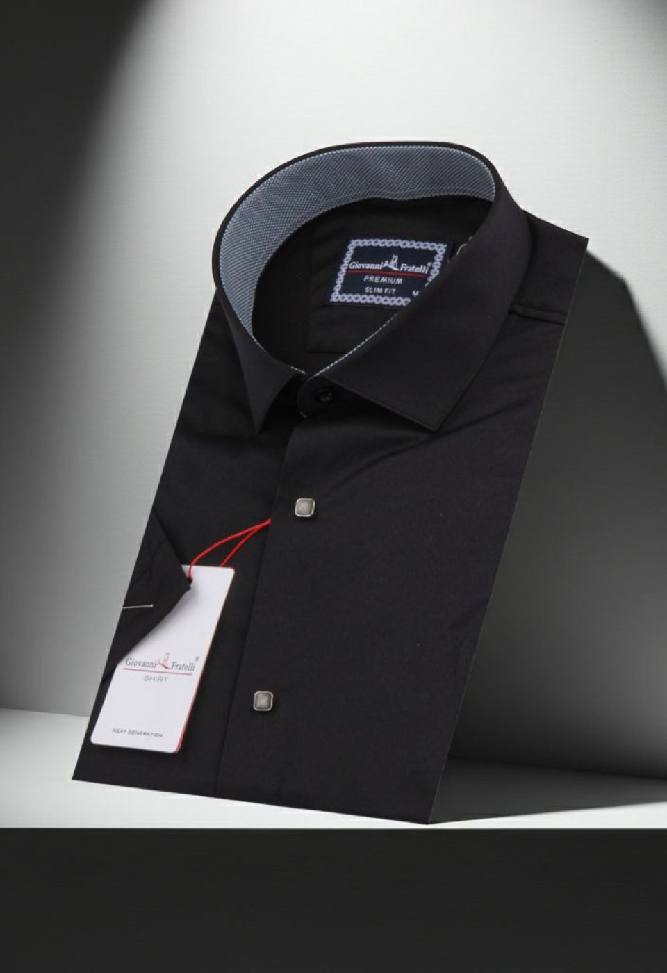Slim Fit Kısa Kol Düz Renk Saten Erkek Gömlek 3GMK333033009