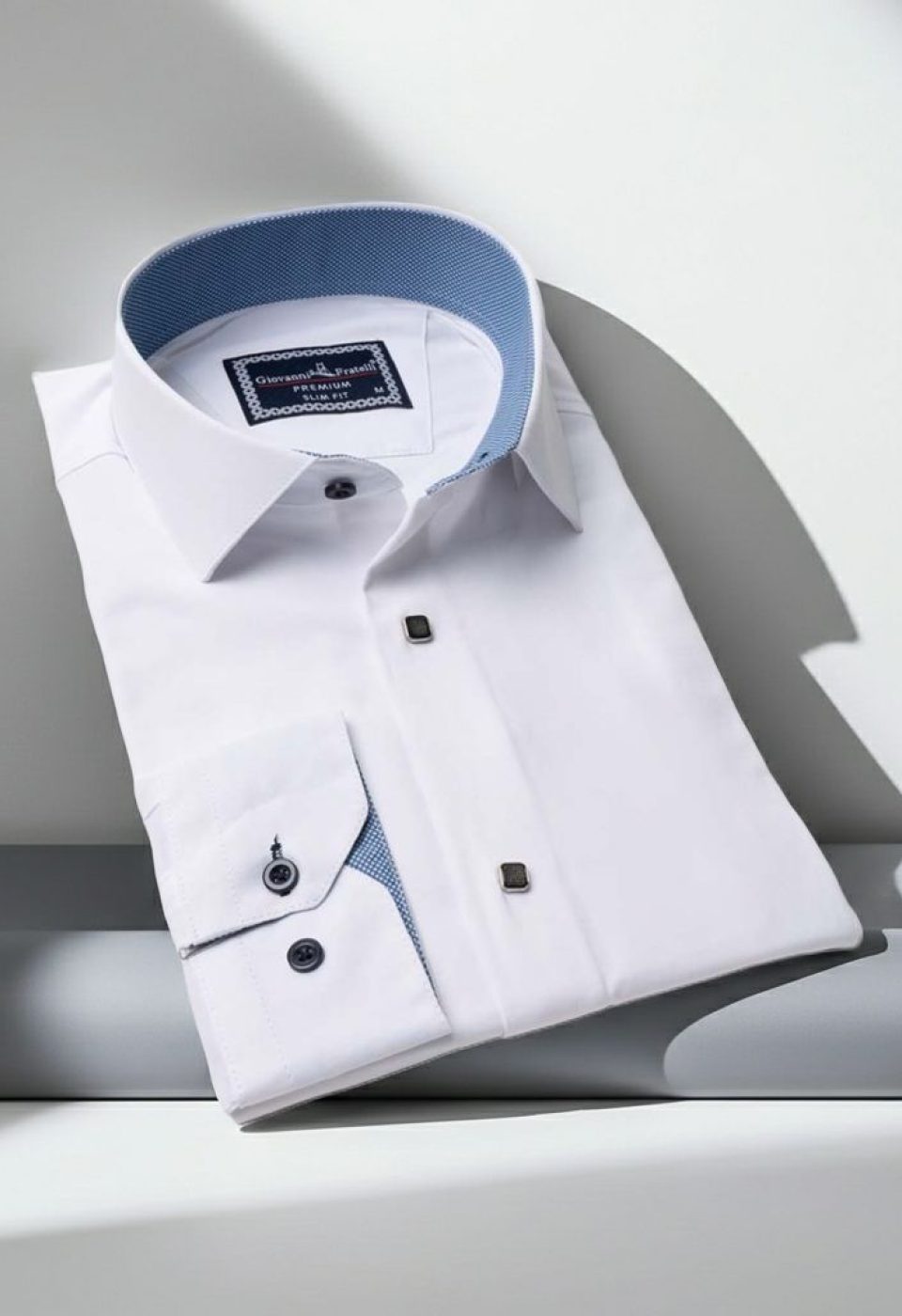 Slim Fit Uzun Kol Düz Renk Saten Erkek Gömlek 3GMK313033001